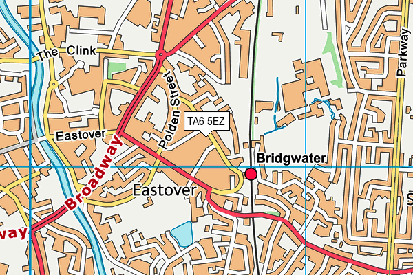 TA6 5EZ map - OS VectorMap District (Ordnance Survey)