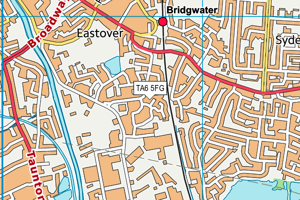 TA6 5FG map - OS VectorMap District (Ordnance Survey)