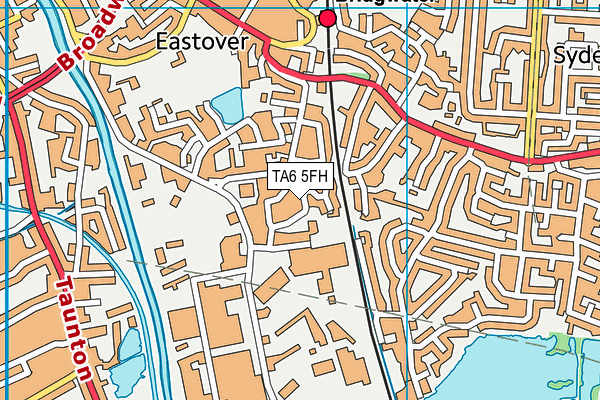 TA6 5FH map - OS VectorMap District (Ordnance Survey)