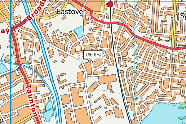 TA6 5FJ map - OS VectorMap District (Ordnance Survey)