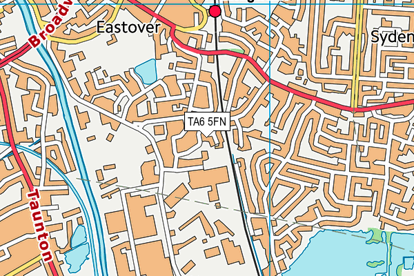 TA6 5FN map - OS VectorMap District (Ordnance Survey)