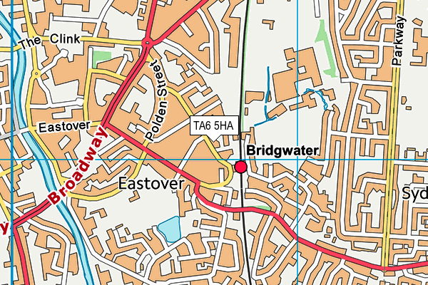 TA6 5HA map - OS VectorMap District (Ordnance Survey)