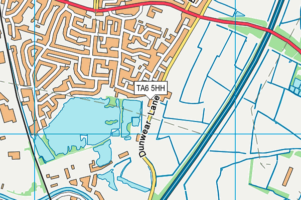TA6 5HH map - OS VectorMap District (Ordnance Survey)
