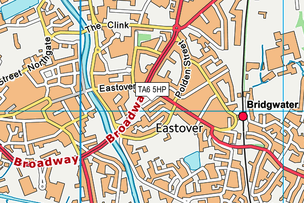 TA6 5HP map - OS VectorMap District (Ordnance Survey)