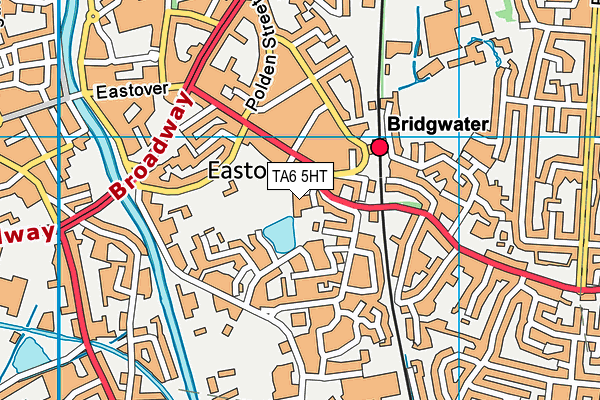 TA6 5HT map - OS VectorMap District (Ordnance Survey)