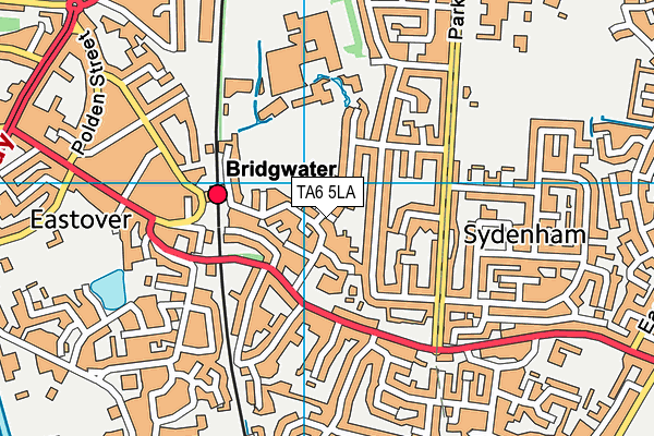 TA6 5LA map - OS VectorMap District (Ordnance Survey)