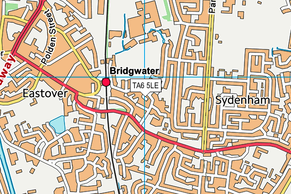 TA6 5LE map - OS VectorMap District (Ordnance Survey)