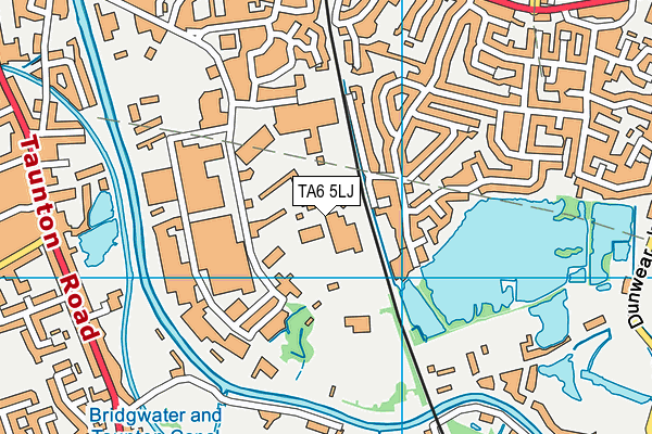 TA6 5LJ map - OS VectorMap District (Ordnance Survey)