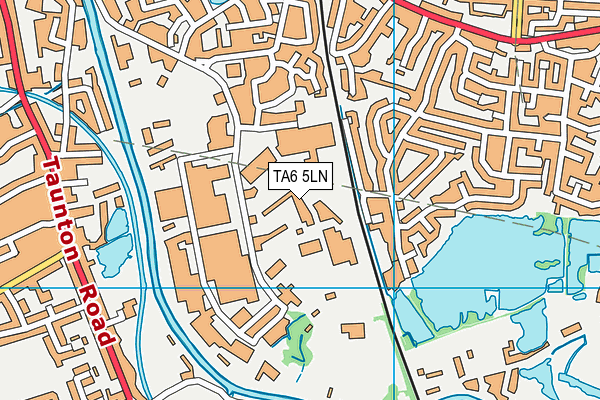 TA6 5LN map - OS VectorMap District (Ordnance Survey)