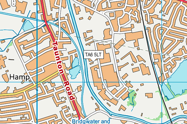 TA6 5LT map - OS VectorMap District (Ordnance Survey)