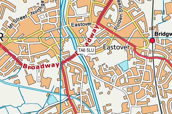 TA6 5LU map - OS VectorMap District (Ordnance Survey)