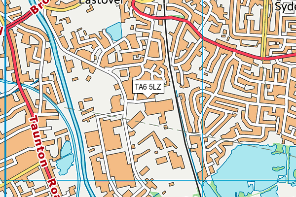 TA6 5LZ map - OS VectorMap District (Ordnance Survey)