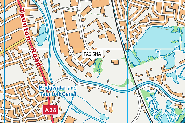 TA6 5NA map - OS VectorMap District (Ordnance Survey)