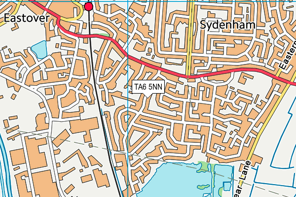 TA6 5NN map - OS VectorMap District (Ordnance Survey)