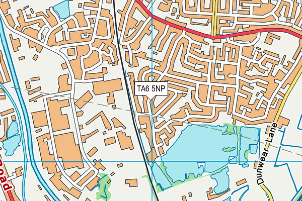 TA6 5NP map - OS VectorMap District (Ordnance Survey)