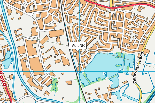 TA6 5NR map - OS VectorMap District (Ordnance Survey)