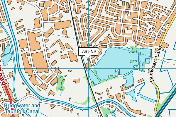 TA6 5NS map - OS VectorMap District (Ordnance Survey)