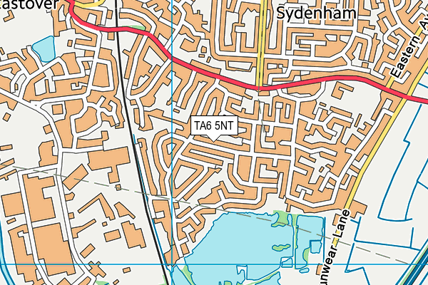 TA6 5NT map - OS VectorMap District (Ordnance Survey)