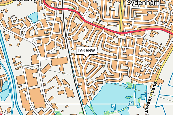 TA6 5NW map - OS VectorMap District (Ordnance Survey)