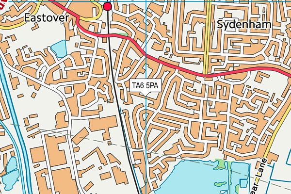 TA6 5PA map - OS VectorMap District (Ordnance Survey)