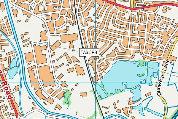 TA6 5PB map - OS VectorMap District (Ordnance Survey)