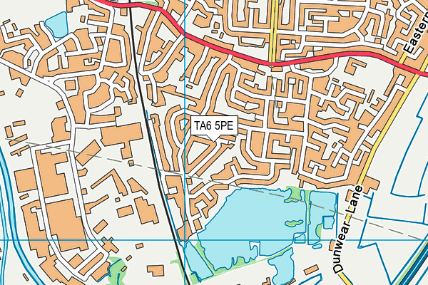 TA6 5PE map - OS VectorMap District (Ordnance Survey)