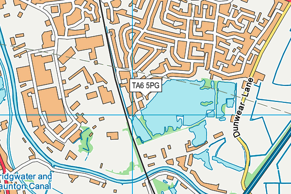 TA6 5PG map - OS VectorMap District (Ordnance Survey)