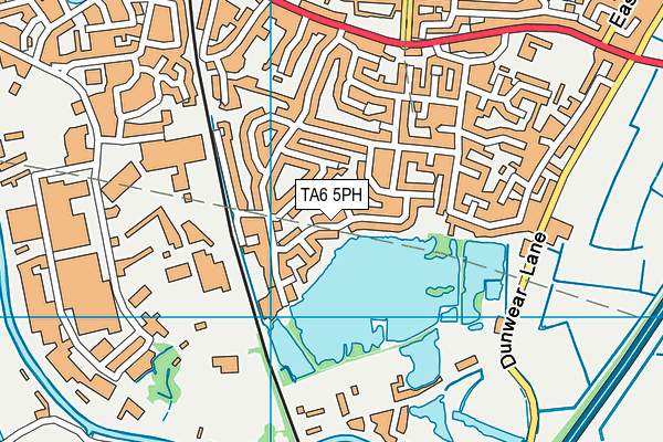 TA6 5PH map - OS VectorMap District (Ordnance Survey)