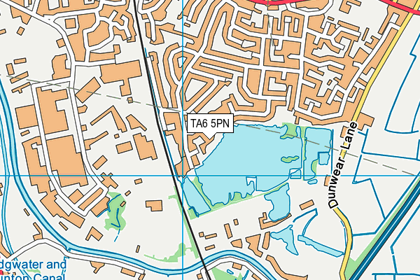 TA6 5PN map - OS VectorMap District (Ordnance Survey)