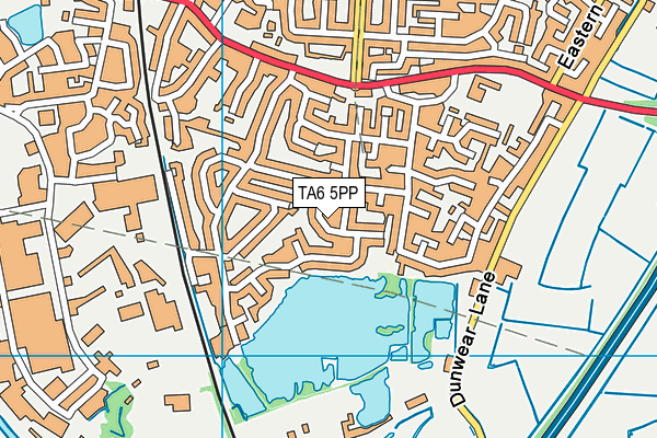 TA6 5PP map - OS VectorMap District (Ordnance Survey)