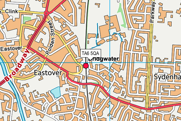 TA6 5QA map - OS VectorMap District (Ordnance Survey)