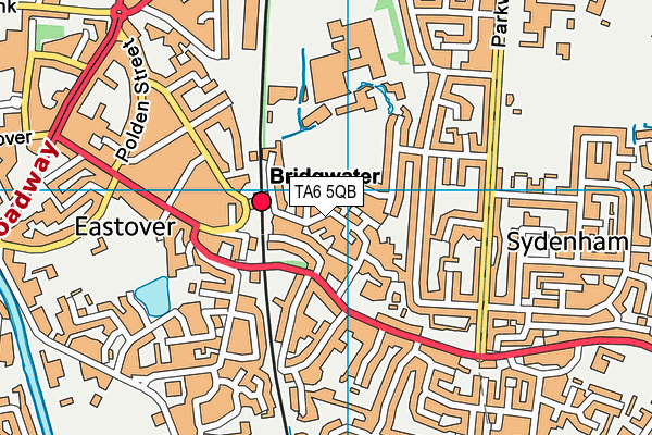 TA6 5QB map - OS VectorMap District (Ordnance Survey)