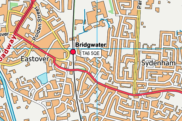 TA6 5QE map - OS VectorMap District (Ordnance Survey)