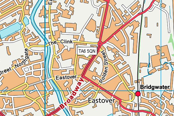 TA6 5QN map - OS VectorMap District (Ordnance Survey)