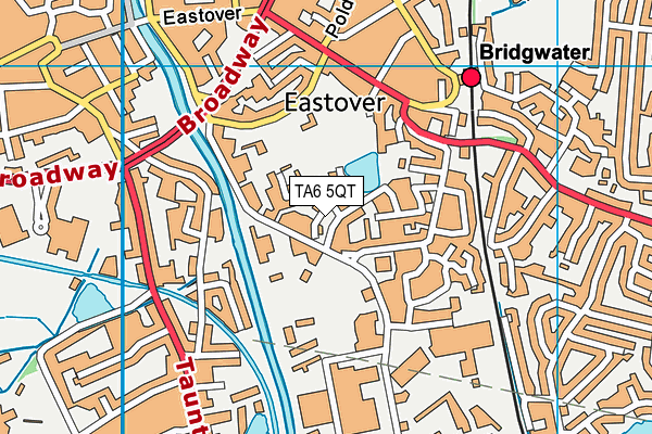 TA6 5QT map - OS VectorMap District (Ordnance Survey)