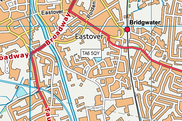 TA6 5QY map - OS VectorMap District (Ordnance Survey)