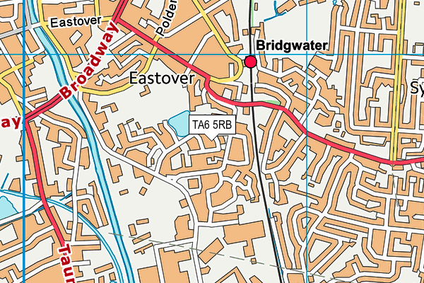 TA6 5RB map - OS VectorMap District (Ordnance Survey)