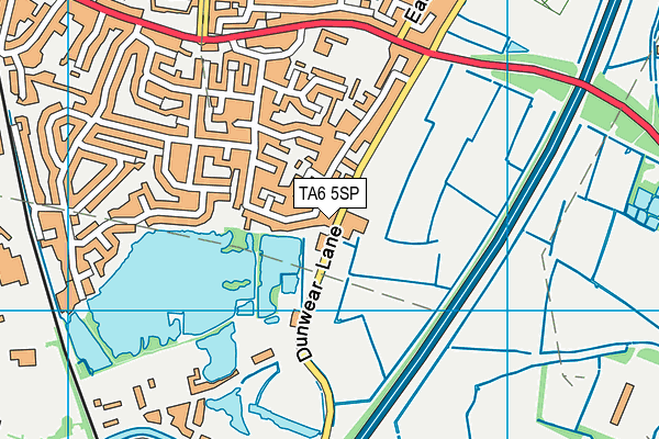 TA6 5SP map - OS VectorMap District (Ordnance Survey)