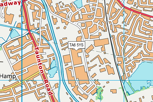 TA6 5YS map - OS VectorMap District (Ordnance Survey)