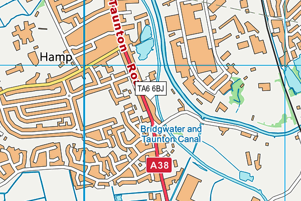 TA6 6BJ map - OS VectorMap District (Ordnance Survey)