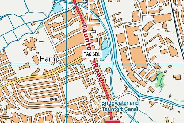 TA6 6BL map - OS VectorMap District (Ordnance Survey)