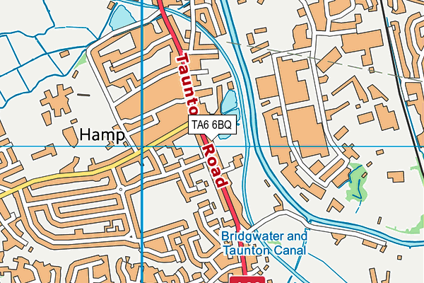 TA6 6BQ map - OS VectorMap District (Ordnance Survey)