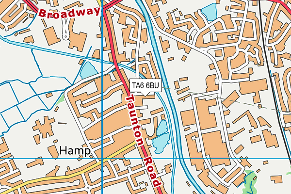 TA6 6BU map - OS VectorMap District (Ordnance Survey)