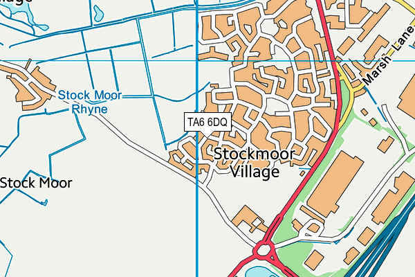 TA6 6DQ map - OS VectorMap District (Ordnance Survey)
