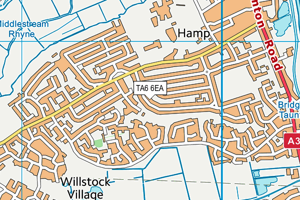 TA6 6EA map - OS VectorMap District (Ordnance Survey)