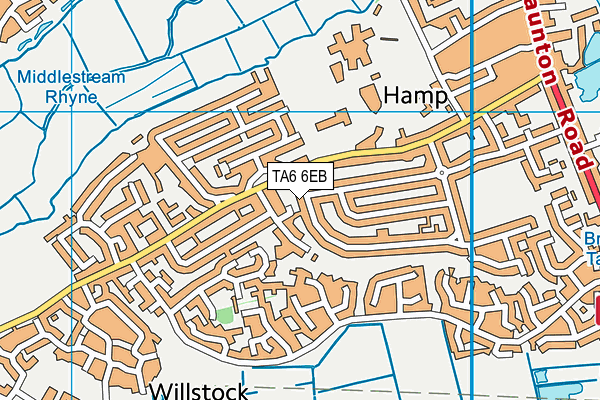 TA6 6EB map - OS VectorMap District (Ordnance Survey)