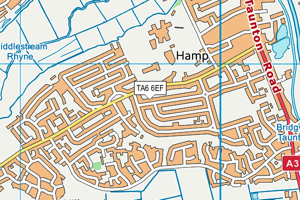 TA6 6EF map - OS VectorMap District (Ordnance Survey)