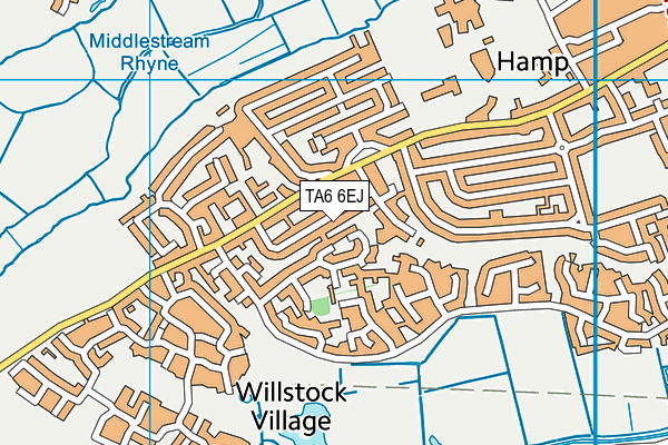 TA6 6EJ map - OS VectorMap District (Ordnance Survey)