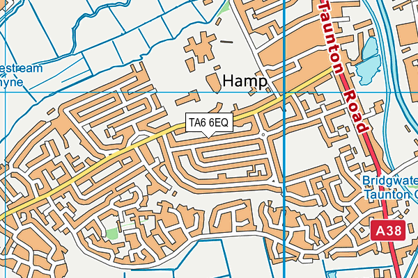 TA6 6EQ map - OS VectorMap District (Ordnance Survey)