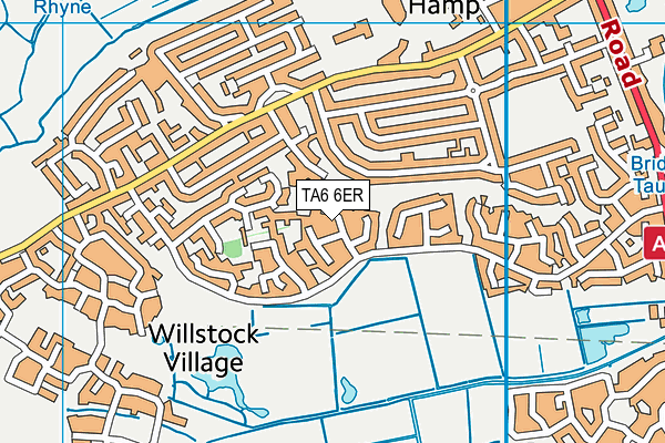 TA6 6ER map - OS VectorMap District (Ordnance Survey)